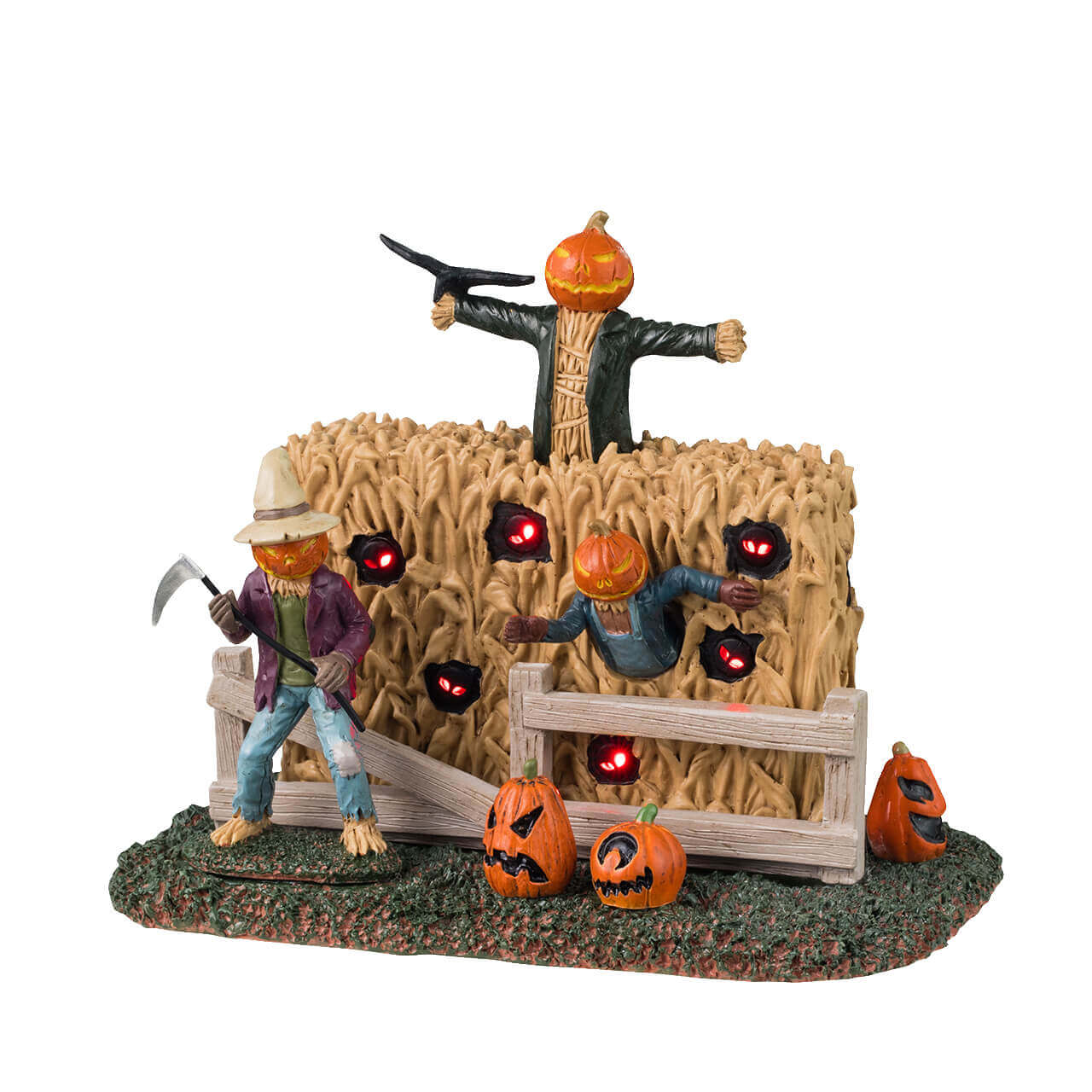 LEMAX Spooky Scarecrows, Battery Operated (4.5V) #44305